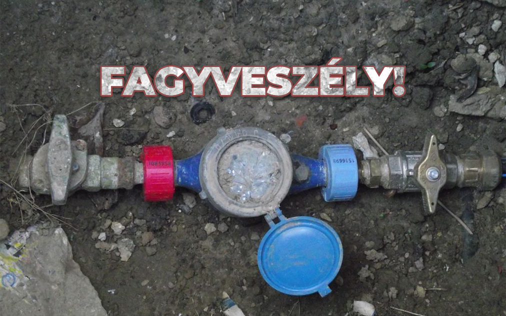 FAGYVESZÉLY! Téliesítsük vízmérőinket!